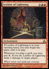 MTG LEYLINE OF LIGHTNING EXC - LEYLINE DEL FULMINE - GPT - MAGIC