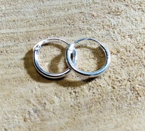 Orecchini cerchio argento 925 - cerchio,