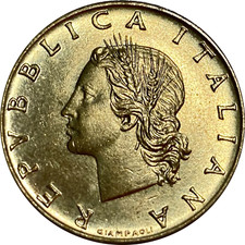ITALY, 1970, 20 Lire - Woman
