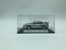 MODELLINO AUTO PORSCHE 911 GT2 996 COUPE 2000 GRIGIA - EDICOLA - SCALA 1:43