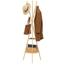 Homcom albero porta abiti - albero,