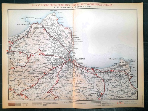 Carta geografica stradale