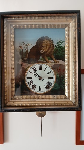 Orologio parete antico con - da,