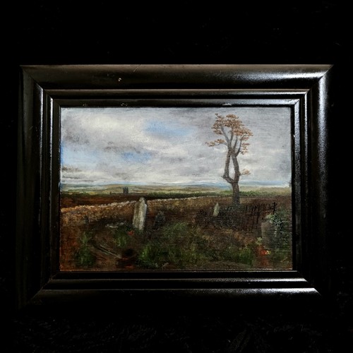 Paesaggio solitario cimitero