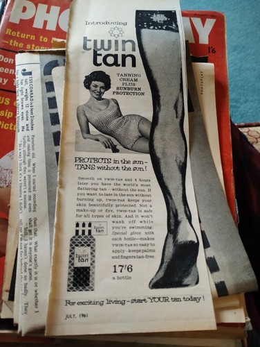 Sk267 ephemera 1961 - sk267, advert