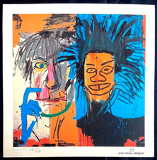 Andy Warhol Jean-Michel Basquiat COA firmata numerata a mano (Kaws-Bob Dylan)
