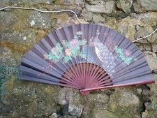 VENTAGLIO DA PARETE DIPINTO SU CARTA ARREDAMENTO CASA