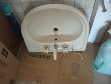 Lavandino lavabo cesame sintesi incasso c difetto con /senza rubinetti champagne