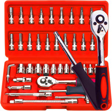 Set Di 46 Chiavi a Bussola