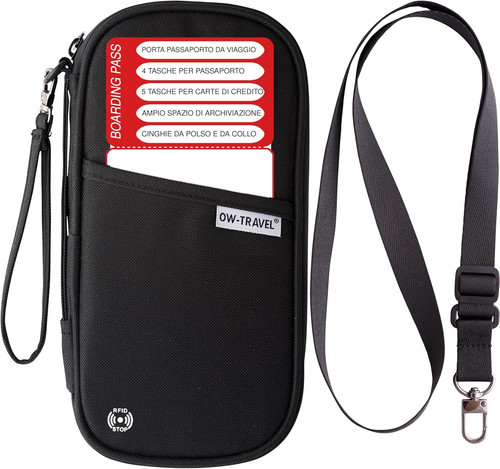 Porta passaporto viaggio - passaporto,