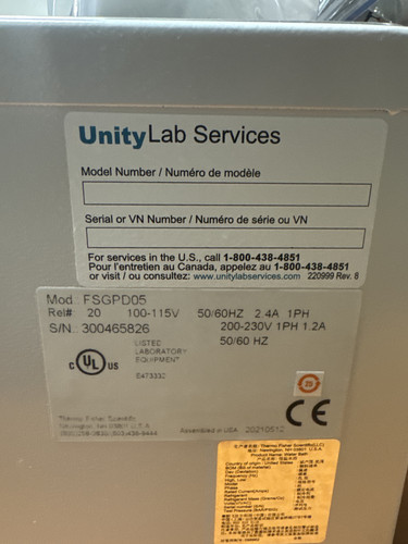 Fisher scientific isotemp gpd - isotemp,