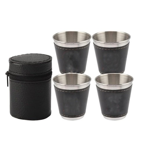Set tazze acciaio inox - acciaio,