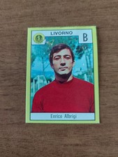 ENRICO ALBRIGI LIVORNO  FIGURINA RELI' CALCIATORI 1969-70 recuperata (3762)