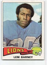 1975 Topps #365 Lem Barney EX