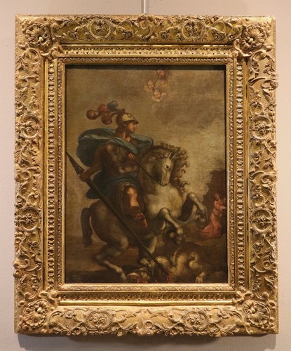 Dipinto antico san giorgio - san, e