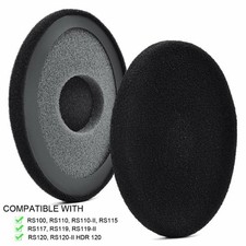 Paraorecchie di ricambio nero per Sennheiser RS100/110/110-II/115/117 HDR120