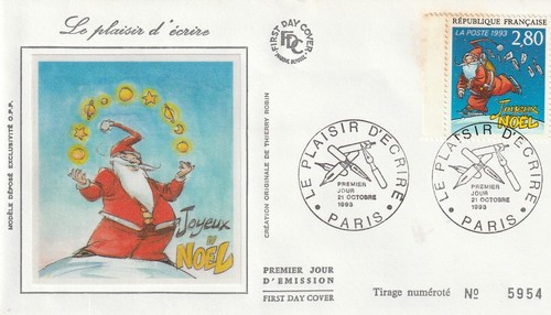 Francia 1993 fdc - francia, di