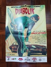 DIABOLIK manifesto / poster MOSTRA KARTOLINE DIABOLIKDARKO / MILANO 2005