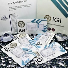 Anlagediamanten IN Massima Investimento Qualità D Se 3xEX Id.cut Igi Da 0,15ct