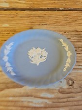 WEDGWOOD JASPER PIATTINO Porcellana Piatto Flora Spontanea Inglese 4 Vassoio