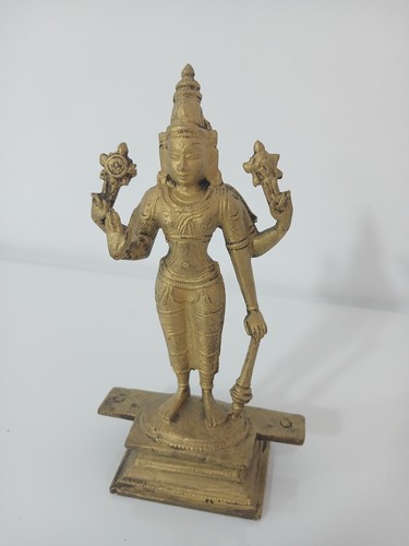 Statua lord vishnu metallo - statua,