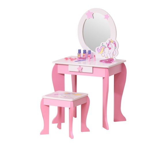 Homcom specchiera giocattolo - specchiera,