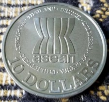 SINGAPORE 1987 - 10 DOLLARI -