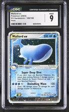 CGC 9 MINT Wailord ex 2003 EX
