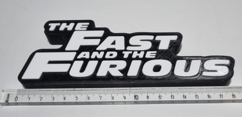 Scritta the fast and furious - fast,