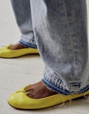 Ballerine Free People X Repetto Cendrillon Ballerine Pelle Giallo 38