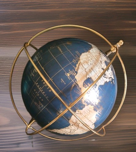 Mappamondo girevole colore - , oro