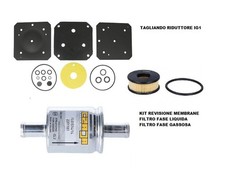 TAGLIANDO GPL COMPLETO LANDI RENZO IG1 MEMBRANE + FILTRO POLMONE IG1