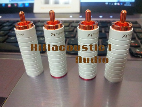 Connettore spina hifi audio - 4x,