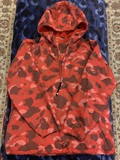 Pullover mimetico rosso - , bape
