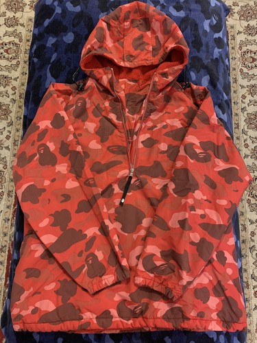 Pullover mimetico rosso bape - rosso,