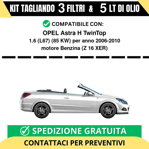 Tagliando per opel astra - opel,