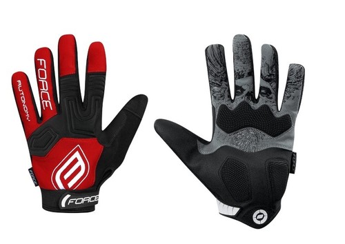 Guanti mtb force autonomy red - mtb,