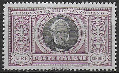 1923 italia manzoni lire - manzoni, 5