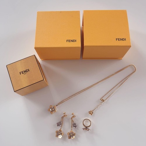 Set gioielli fendi flower - set,