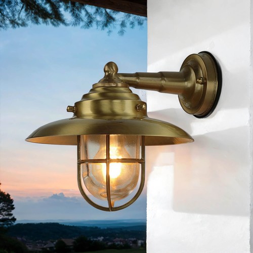 Lampada parete ottone porta - da,