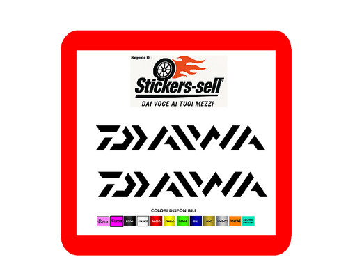 Adesivi pesca sportiva daiwa - pesca,