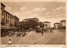 MONTECATINI TERME-PIAZZA UMBERTO I -1940-BAR RISTORANTE ALBERGO GASTONE
