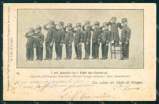 Napoli Pompei Valle di Saluto da Ospizio Educativo cartolina MX1418