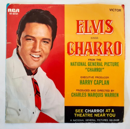 45t elvis presley charro - 45t,