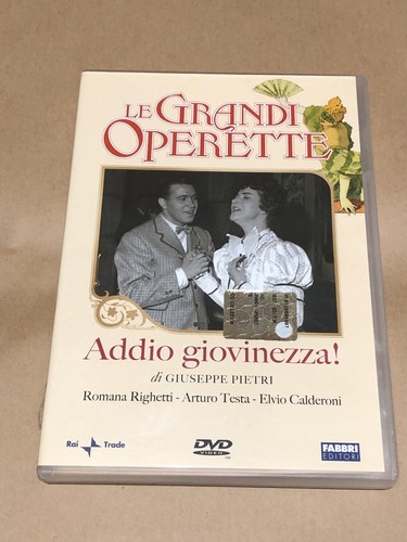Dvd grandi operette addio - operette,