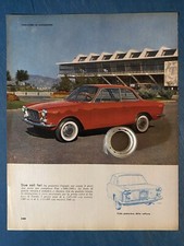 Rara Pubblicita’ FIAT 1300-1500 Coupe’ VIGNALE 1964