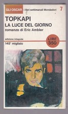 Libro La Luce del Giorno Topkapi Eric Ambler Mondadori SC53A