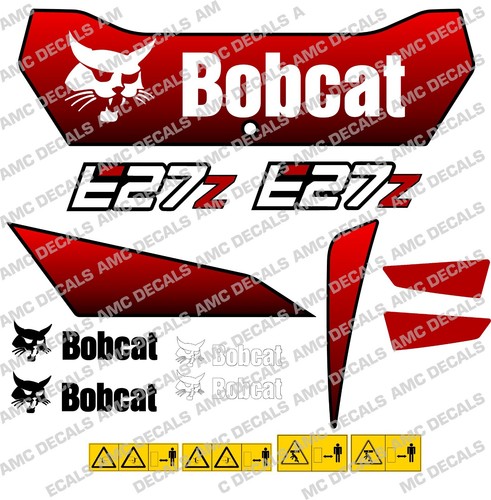 Set adesivi per escavatore - set,