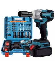 Avvitatore Impulsi Svita Avvita Bulloni Doppia Batteria 20v 5ah + 25 Accessori