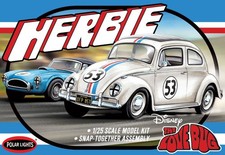 Kit modellino plastica luci polari 1005 1:25 Herbie the Love Bug Volkswagen Maggiolino